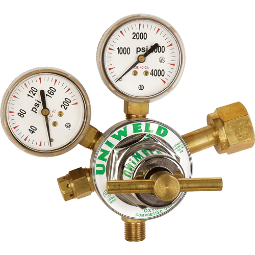 D&eacute;tendeur &agrave; simple d&eacute;tente de gamme moyenne, Oxyg&egrave;ne, Entr&eacute;e CGA540 Chandler Sales