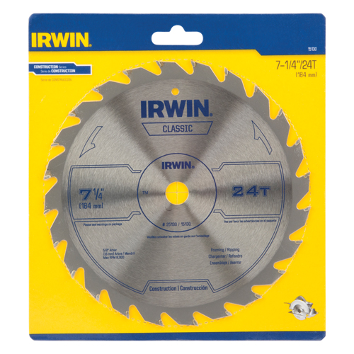 Contractor Saw Blades - Classic Series Saw Blades, 7-1/4", 24 Teeth, Wood Use Chandler Sales
