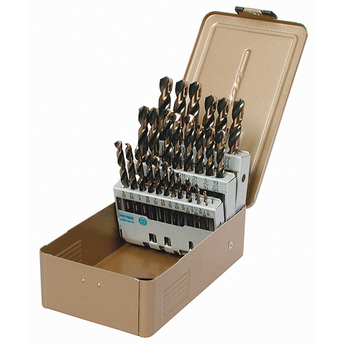 Jobber Length Drill Set, 15 Pieces, High Speed Steel Chandler Sales