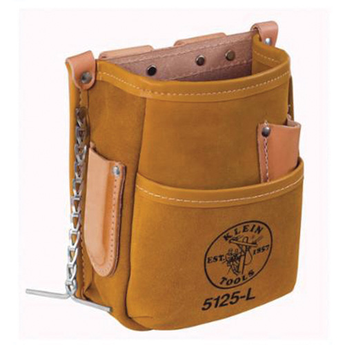 Tool Pouch, Tool Holder, Leather, 5 Pockets Chandler Sales