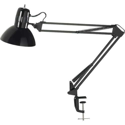 Lampes de bureau &agrave; pince - Bras flexible, 100 W, Incandescente, Pinces serre-joints, Noir Chandler Sales