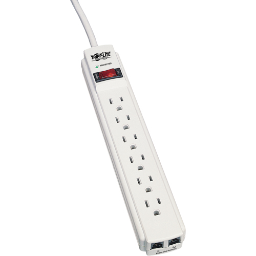 Protect-It Surge Suppressors, 6 Outlets, 720 J, 1800 W, 4' Cord Chandler Sales
