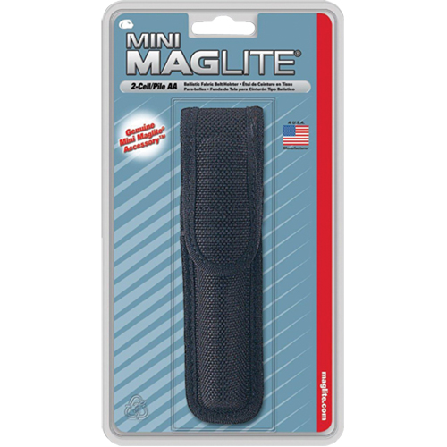 &eacute;tui de ceinture en nylon pour lampe de poche &agrave; 2 piles AA, Porte-lampe de poche, Nylon, 1 Poches Chandler Sales