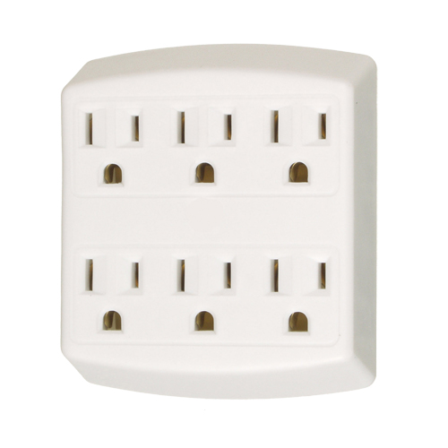 Adaptors, 6 Outlet(s), 15 Amps, 1875 W, 125 Chandler Sales
