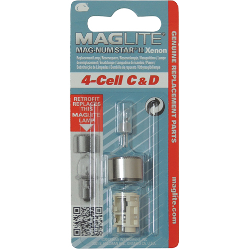 Replacement Bulb for 4-Cell C & D Flashlights Chandler Sales