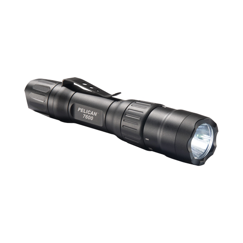 7600 Tactical Flashlight, LED, 944 Lumens, CR123 Batteries Chandler Sales