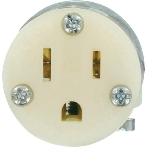 Hospital Grade Extension Plug Connector, 5-15R, Nylon Chandler Sales