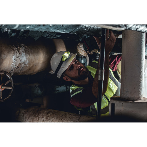 USB HAZ-LO&reg; Intrinsically Safe Headlamp, LED, 250 Lumens, 7 Hrs. Run Time, Rechargeable Batteries Chandler Sales