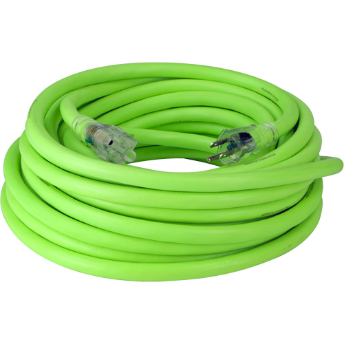 Flexzilla&reg; Pro Industrial Extension Cord, All-Weather, SJTW, 10/3 AWG, 15 A, 50' Chandler Sales