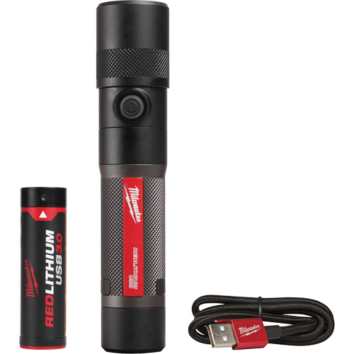 1100L Twist Focus Flashlight, LED, 1100 Lumens, Rechargeable Batteries Chandler Sales