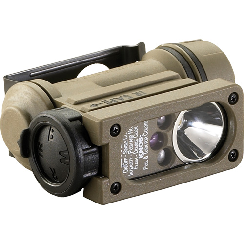 Sidewinder Compact&reg; II Hands Free Light, LED, 55 Lumens, 6 Hrs. Run Time, AA Batteries Chandler Sales