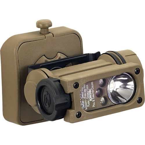 Lampe mains libres Sidewinder Compact II, mod&egrave;le militaire, DEL, 55 lumens, 6 hres de fonctionnement, piles AA Chandler Sales