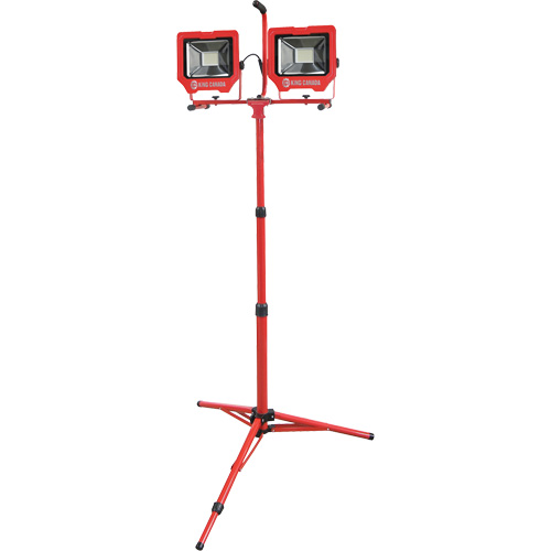 Twin Work Light with Tripod, LED, 72 W, 8000 Lumens, Aluminum Housing Chandler Sales