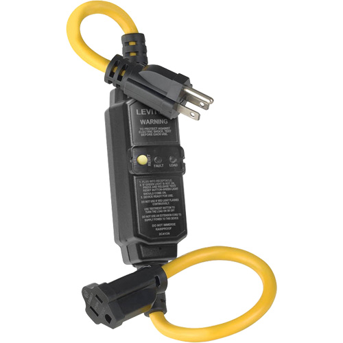 Self-Test Automatic Reset GFCI Cord Set, 120 V, 15 A, 2' Cord Chandler Sales