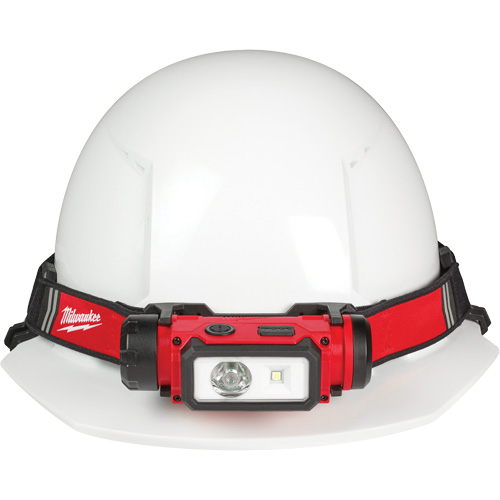 REDLITHIUM USB Hardhat Headlamp, LED, 600 Lumens, 5 Hrs. Run Time, Rechargeable Batteries Chandler Sales