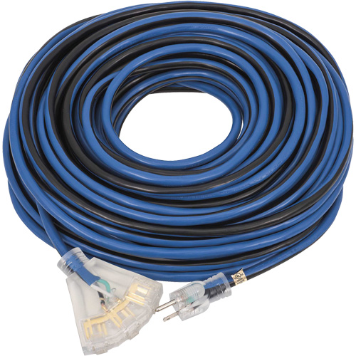 JLEC-12100 Contractor Grade Extension Cord, Indoor/Outdoor, SJTOW, 12 AWG, 15 A, 100' Chandler Sales
