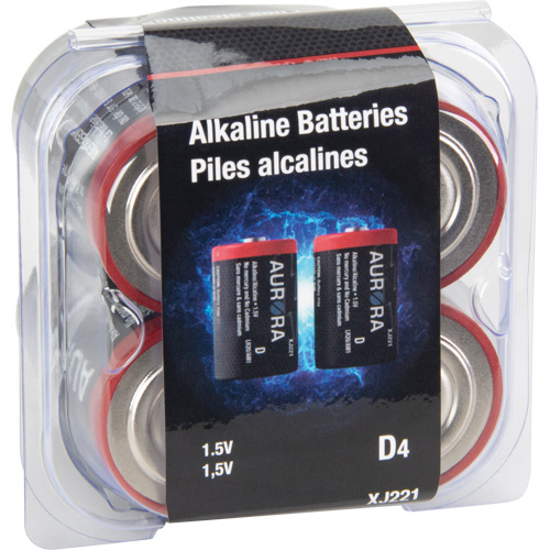 Piles alcalines industrielles, D, 1,5 V Chandler Sales