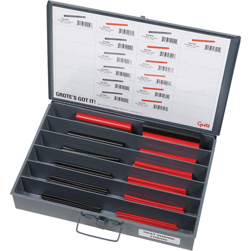 Plateau d'assortiment de tube &agrave; thermor&eacute;tr&eacute;cissement Chandler Sales