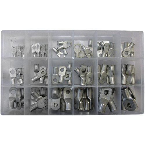 72-Piece Tin Plated Tubular Lug Ring Kit Chandler Sales