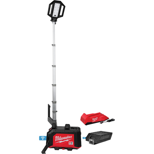 Tour d'&eacute;clairage compact &agrave; puissance double MX Fuel Rocket, DEL, 15000 lumens Chandler Sales