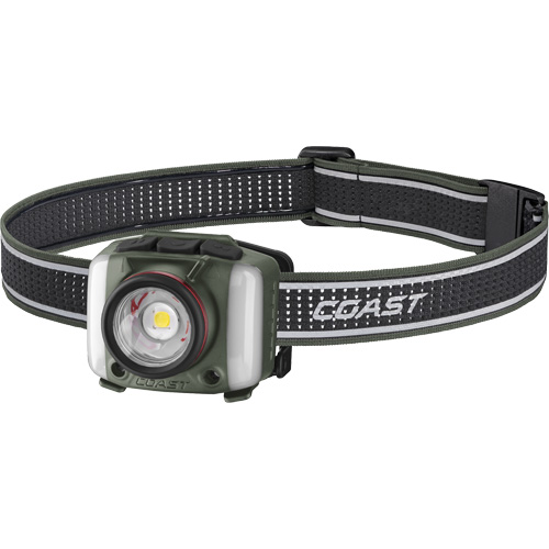 Lampe frontale FL97R &agrave; trois couleurs avec syst&egrave;me Twist Focus et commande vocale, DEL, 830 lumens, 2 hres de fonctionnement, piles Rechargeable Chandler Sales