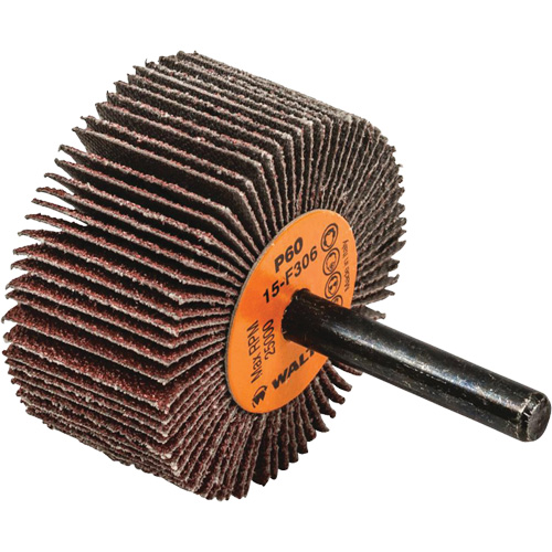 Coolcut Flap Wheel, Aluminum Oxide, 60 Grit, 2" x 1" x 1/4" Chandler Sales