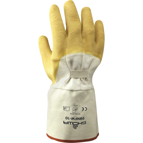 Gants robustes 99NFW, 10/Grand, R&ecirc;vetement Latex de caoutchouc, Enveloppe en Coton Chandler Sales