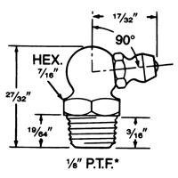 Fitting, 1/8" Thread Chandler Sales
