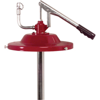 Pompes pour lubrification manuelle - Pompes &agrave; pression d&eacute;bit-volume, Zinc, 1 lb/6 courses, Pour barils de 5 gal. Chandler Sales