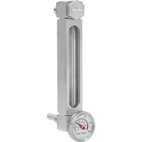 Aluminum Liquid Level Gauge, Threaded, 5" L, 205°F (96.11° C) Chandler Sales
