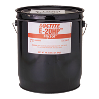 Adh&eacute;sifs structuraux &agrave; s&eacute;chage rapide E-20P, 5 gal., Seau, Deux composants, Blanc Chandler Sales