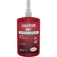 Compos&eacute; de retenue Loctite 661, 250 ml, Bouteille, Jaune Chandler Sales