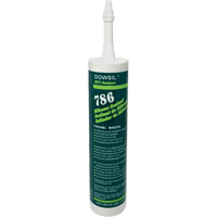 Dowsil 786 Silicone Sealant, 300 ml, Cartridge, White Chandler Sales