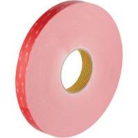 VHB Tape, 32.9 m (108') L x 1117.6 mm (44") W, 0.028 mm, Acrylic Chandler Sales
