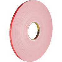 VHB Tape, 32.9 m (108') L x 12.7 mm (1/2") W, 62 mils, Acrylic Chandler Sales