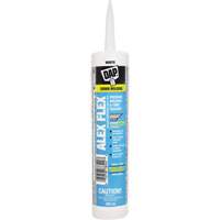 Alex Flex&reg; Premium Molding & Trim Acrylic Latex Siliconized Sealant, 300 ml, Cartridge, White Chandler Sales