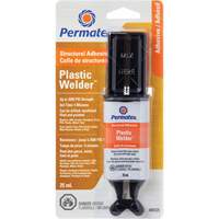 Plastic Welder Epoxy, 25 ml, Syringe, Two-Part, Off-White Chandler Sales