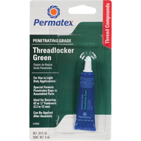 Penetrating Grade Threadlocker, Green, Medium, 6 ml, Tube Chandler Sales