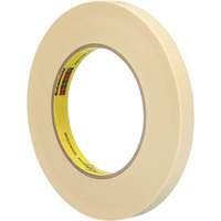 Scotch&reg; High-Performance Masking Tape 232, 12 mm (1/2") x 55 m (180'), Tan Chandler Sales