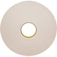 Double-Coated Foam Tape, 66 m (216') L x 12.7 mm (1/2") W, 31 mils, Polyethylene Chandler Sales