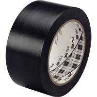 Ruban en vinyle pour travaux g&eacute;n&eacute;raux 764, 25,4 mm (1") la x 32,9 m (108') lo, 5 mils, Noir Chandler Sales