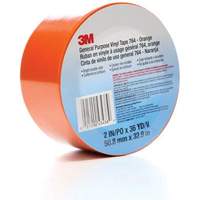 Ruban en vinyle pour travaux g&eacute;n&eacute;raux 764, 50,8 mm (2") la x 32,9 m (108') lo, 5 mils, Orange Chandler Sales