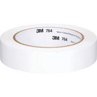 764 General-Purpose Vinyl Tape, 25.4 mm (1") W x 32.9 m (108') L, 5 mils, White Chandler Sales