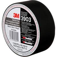 Rubans adh&eacute;sifs en vinyle 3903, 48 mm (2") la x 45 m (148') lo, 6,5 mils, Noir Chandler Sales