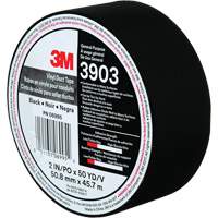 3903 Vinyl Duct Tape, 48 mm (2") W x 45 m (148') L, 6.5 mils, Black Chandler Sales