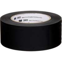 3903 Vinyl Duct Tape, 48 mm (2") W x 45 m (148') L, 6.5 mils, Black Chandler Sales