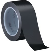 Ruban en vinyle 471, 12 mm (1/2") la x 32,9 m (108') lo, 5,3 mils, Noir Chandler Sales