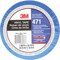 Ruban en vinyle 471, 50,8 mm (2") la x 32,9 m (108') lo, 5,2 mils, Bleu Chandler Sales