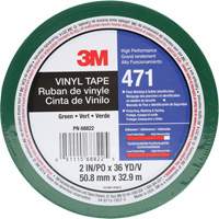 Ruban en vinyle 471, 50,8 mm (2") la x 32,9 m (108') lo, 5,2 mils, Vert Chandler Sales