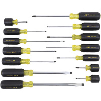 JKS-14S Cushion Grip Screwdriver Set, 14 Pcs. Chandler Sales